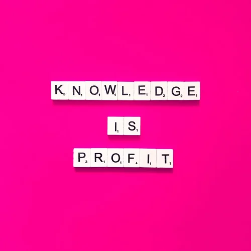 Knowledge is profit